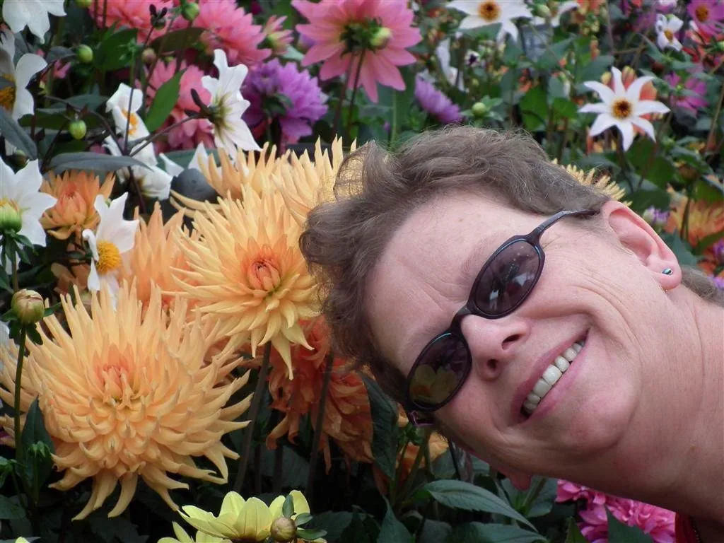 Floral marquee in the long water area 50